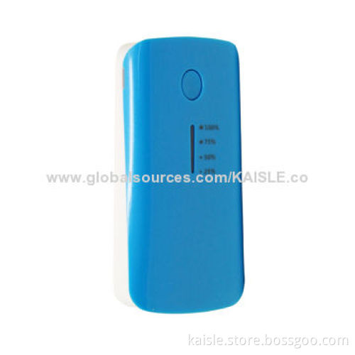Power Bank with 4,000mAh to 5,200mAh Capacity, Made of Plastic, Power Supplier